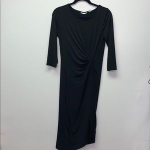◼️NY&Company◼️ Black side knot dress